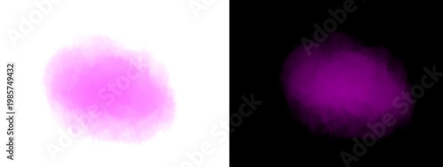 Pink Smoke Glow Effect with Abstract Light and Minimal Artistic Background Design