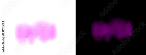 Pink Mist Cloud Effect with Smooth Abstract Glow and Minimal Artistic Background Style
