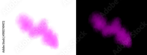 Soft Pink Fog Smoke with Abstract Glow Effect and Minimal Clean Background Design