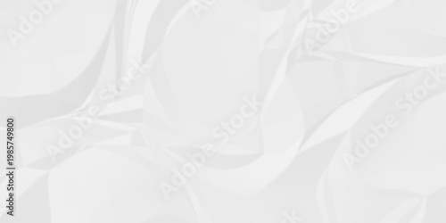 Crumple crushed white paper obsolete rumple craft design. wrinkle ripped cardboard crumple aged closeup recycled document grunge paper background.