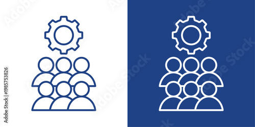 Resources Blue And White Icon Style Collection