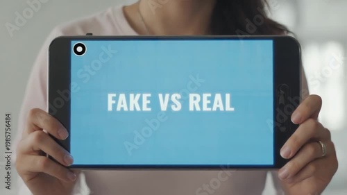 Sign of fake vs real.