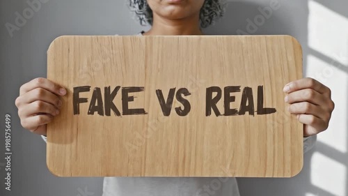Sign of fake vs real.