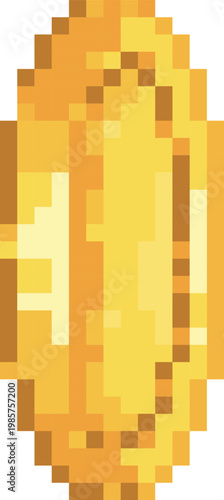 Coin Pixel Art Sprite