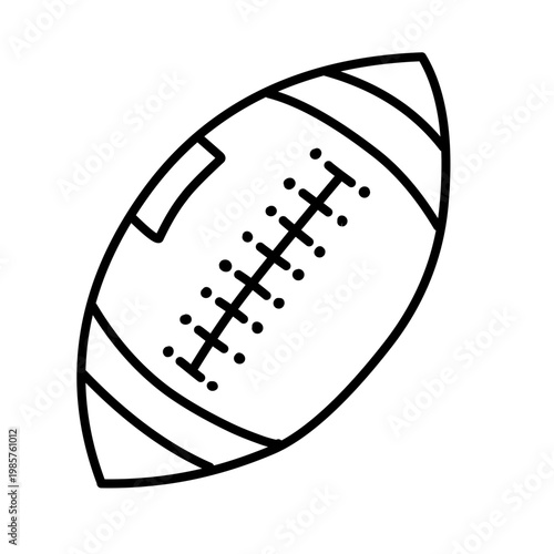 sport ball black line icon