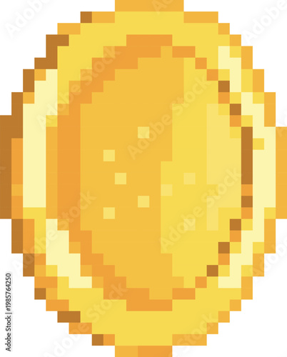 Coin Spinning Pixel Art