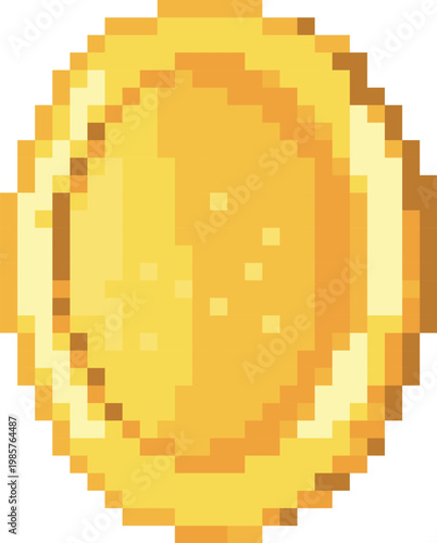 Coin Spinning Pixel Art