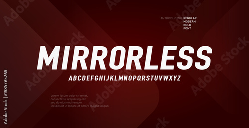 Modern Font, Simple and Minimalist Alphabet. Business, Entertainment, Fashion Font. Editable vector uppercase alphabet.