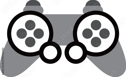 joystick colorful illustration