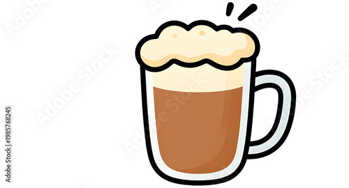 hot coffee, coffee mug, cartoon drink, hot beverage, cappuccino cup, whipped cream, hot chocolate, cozy drink, warm beverage, cafe drink, steaming cup, sweet drink, dessert drink, coffee illustration,