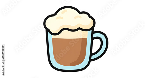 hot coffee, coffee mug, cartoon drink, hot beverage, cappuccino cup, whipped cream, hot chocolate, cozy drink, warm beverage, cafe drink, steaming cup, sweet drink, dessert drink, coffee illustration,
