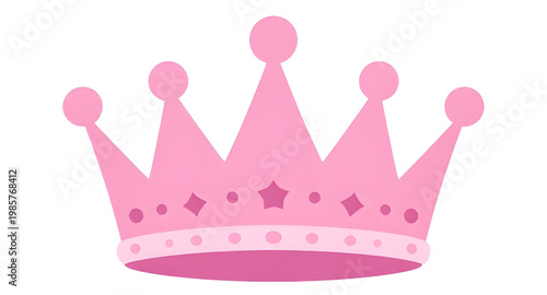 princess crown, pink crown icon, royal tiara, cute crown, fairy tale crown, girly design, queen crown, luxury symbol, crown illustration, royal icon, kids crown, fantasy crown, pink tiara, crown clipa