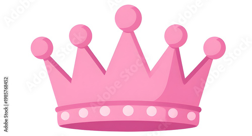 princess crown, pink crown icon, royal tiara, cute crown, fairy tale crown, girly design, queen crown, luxury symbol, crown illustration, royal icon, kids crown, fantasy crown, pink tiara, crown clipa