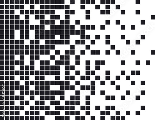 Pixel Disintegration Effect Background