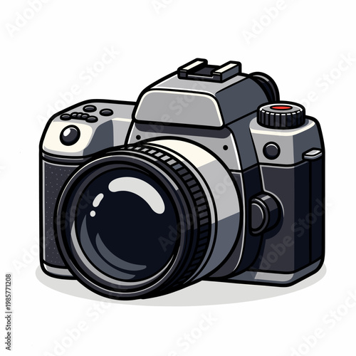 Capture moments in style with this sleek, modern camera design.