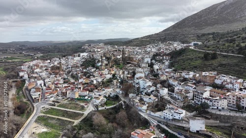 Vista aérea del Municipio de Loja en la provincia de Granada, Andalucía