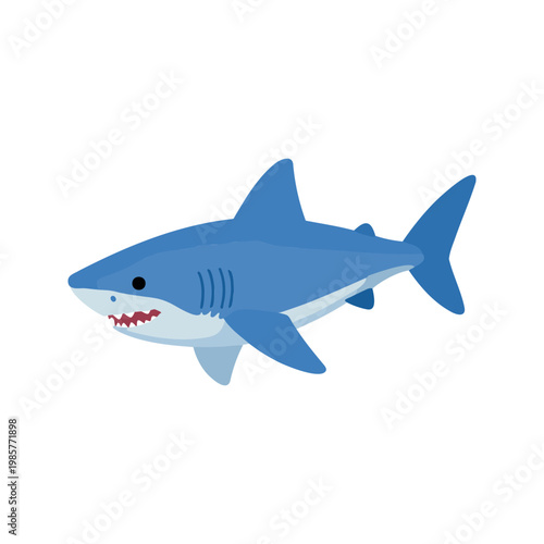 Blue shark, known for its large size and long pectoral fins, is a requiem shark and roams the depths of temperate and tropical oceans.