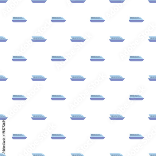 Repeating cruise ship pattern background for travel, summer, and holiday themes
