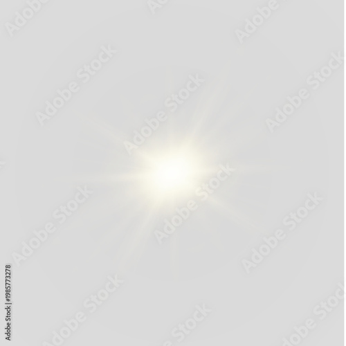 Single sun icon with soft gradient halo and minimal structure png