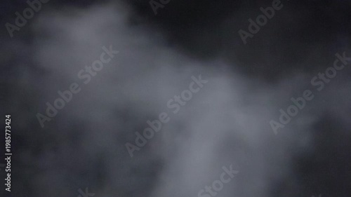 smoke on black background