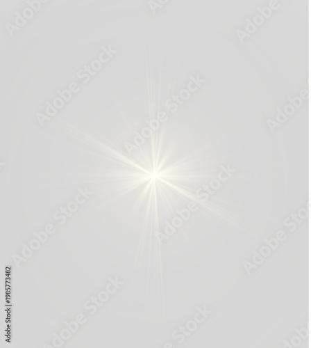 Clean sun illustration with radiant center and simple design png