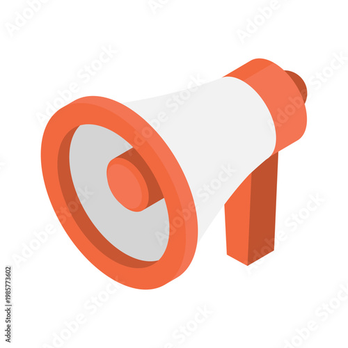 isometric megaphone