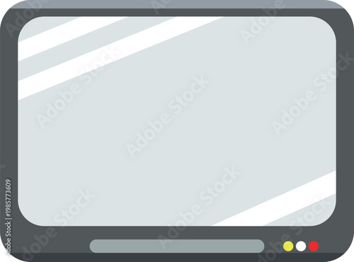 シンプルなテレビのアイコン