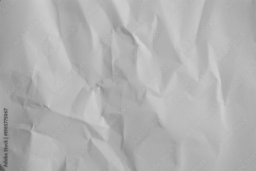 Fototapeta premium Creased paper texture overlay effect, png wrinkled paper surface, crumpled paper transparent background design element