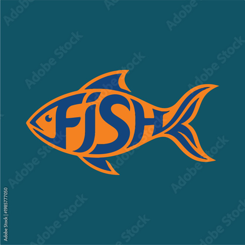 Fish Orange Blue Logo.