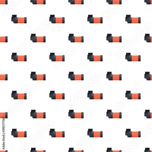 Portable electric car air compressors creating a repeating seamless background