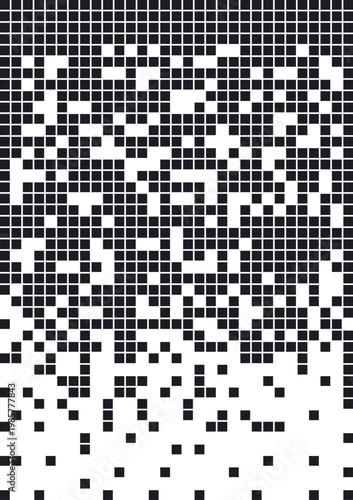 Pixel Disintegration Background Abstract