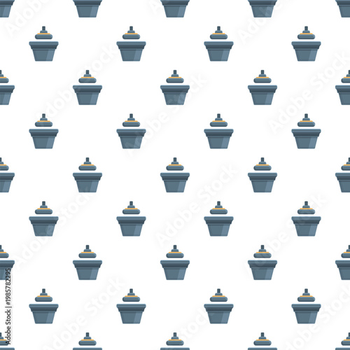 Cruise ship icons creating a seamless pattern for nautical themes