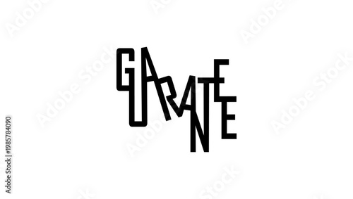 a symbol depicting a Guarantee, black isolated silhouette