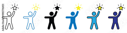 Victory Moment and Success Expression Icons