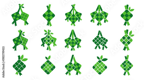 Green turtles in various patterns.