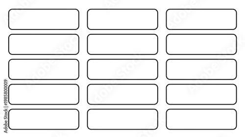 Blank white rectangular labels.