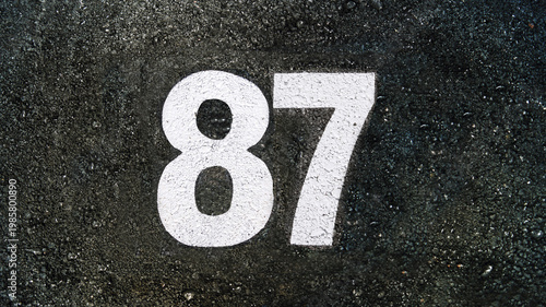 Number eighty seven, 87