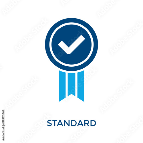 Standard Icon Dual Tone Style. Vector Illustration For Graphic Design