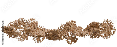 Tableau sur toile A 3D model of a DNA double helix structure