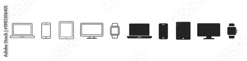 Digital Devices Icons Collection