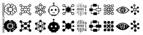 AI and Technology Icons