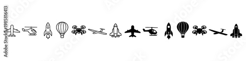 Transportation Icons Collection