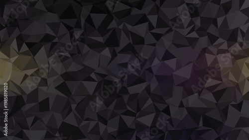 Modern abstract geometric background featuring a black and white triangle pattern with a crystalline mosaic texture and origami style vector shapes for a creative wallpaper design template