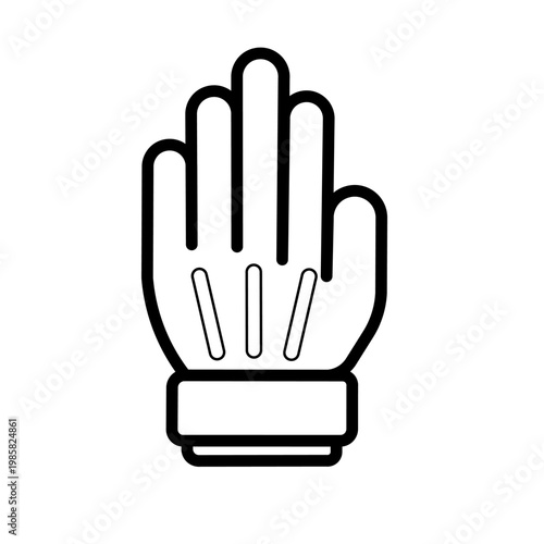 Glove icon isolated sign symbol vector illustration - high quality vector icons oh	