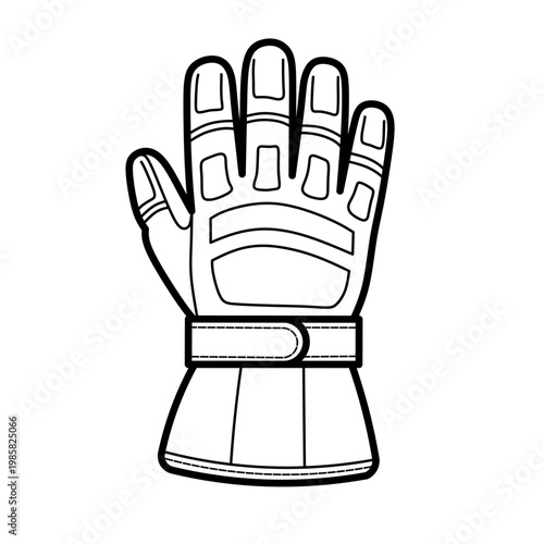 Glove icon isolated sign symbol vector illustration - high quality vector icons oh	