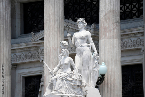 Congress Palace Buenos Aires Argentina sculpture