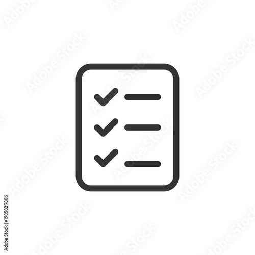 Shopping list pixel perfect linear ui icon. Remembering items to shop. Online marketplace. GUI, UX design. Outline isolated user interface element for app and web. Editable stroke. Arial font used