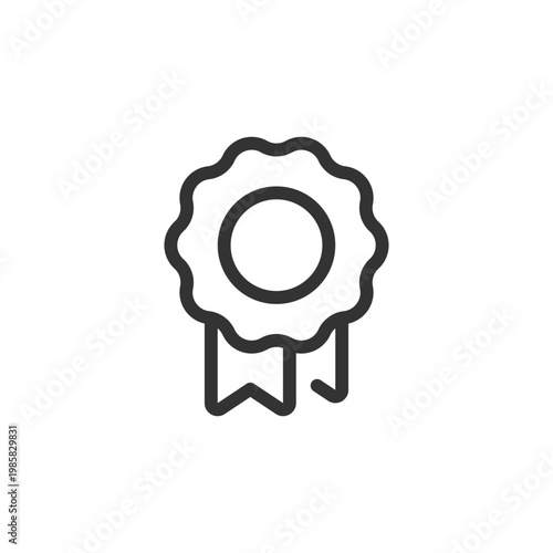 High quality mark pixel perfect linear ui icon. Best choice. Brand product. E commerce. GUI, UX design. Outline isolated user interface element for app and web. Editable stroke. Arial font used