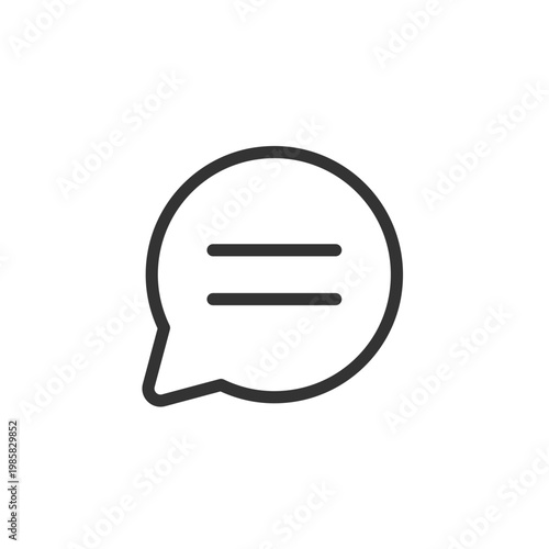 Buyer-to-seller chat pixel perfect linear ui icon. Real-time communication. Live conversation. GUI, UX design. Outline isolated user interface element for app and web. Editable stroke. Arial font used