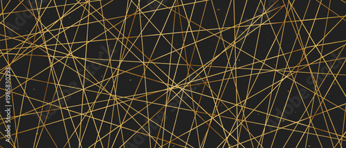 Straight random chaotic geometric lines form striking abstract vector pattern with irregular angles chaotic arrangement create bold monochrome texture creative contemporary illustration background.